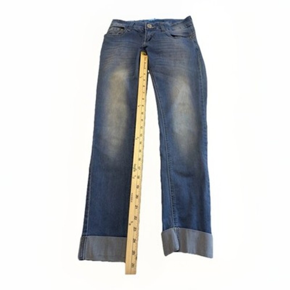 Gogo Jeans Low Rise Skinny Jeans Size 1 Denim Casual Y2K Style Cuffs Summer24/26